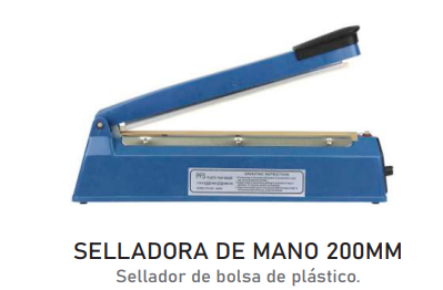 [1010] SELLADORA DE BOLSAS 200MM