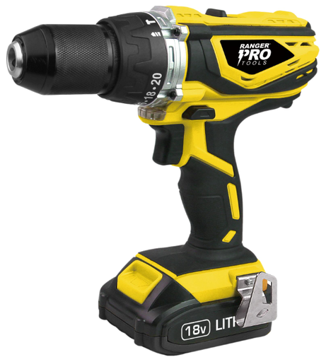 [2017915 MP] TALADRO INALAMBRICO 1/2" 20V 2 BATERIAS RANGER