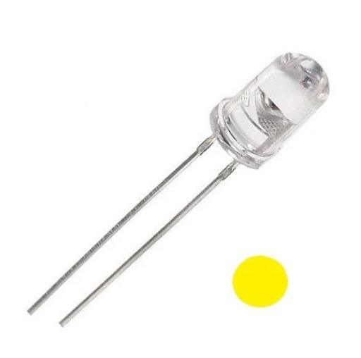 [1010] BOMBILLO LED DIODO DE CHORRO AMARILLO