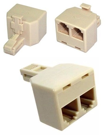 [1010] TEE 2 HEMBRA 1 MACHO RJ45 INTERNET
