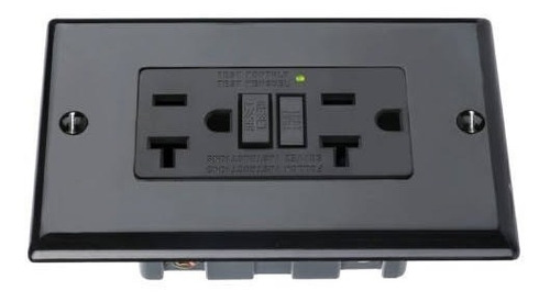 [1010] TOMA GFCI NEGRA