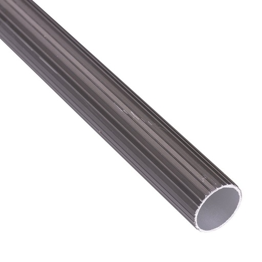 [1010] TUBO CORTINA ALUMINIO 3/4 CAFE X MT