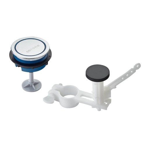 [1010] BOTON SENCILLO DESCARGA SANITARIO CORONA