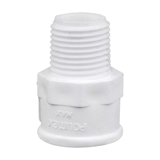 [1010] UNION PVC MACHO 1/2 HEMBRA 1/2 DICOL POLIMEX