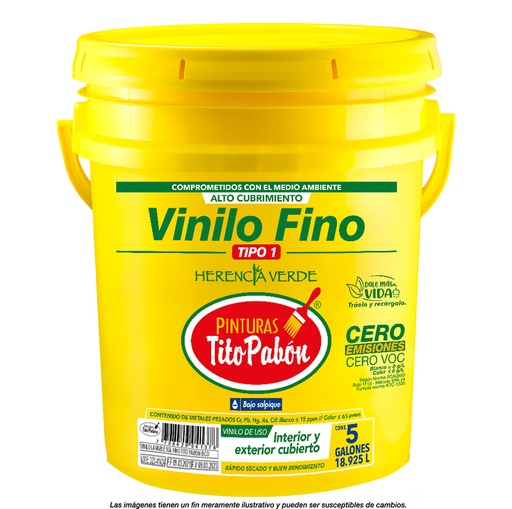 [1010] VINILO TITO PABON FINO TIPO 1 CUÑETE