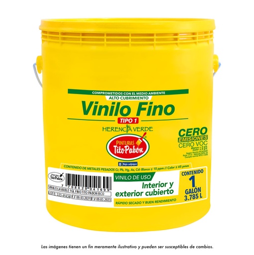 [1010] VINILO TITO PABON FINO TIPO 1 GALON