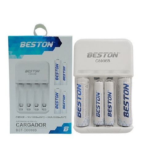 [tc-013] CARGADOR PILA DOBLE A Y TRIPLE A BESTON